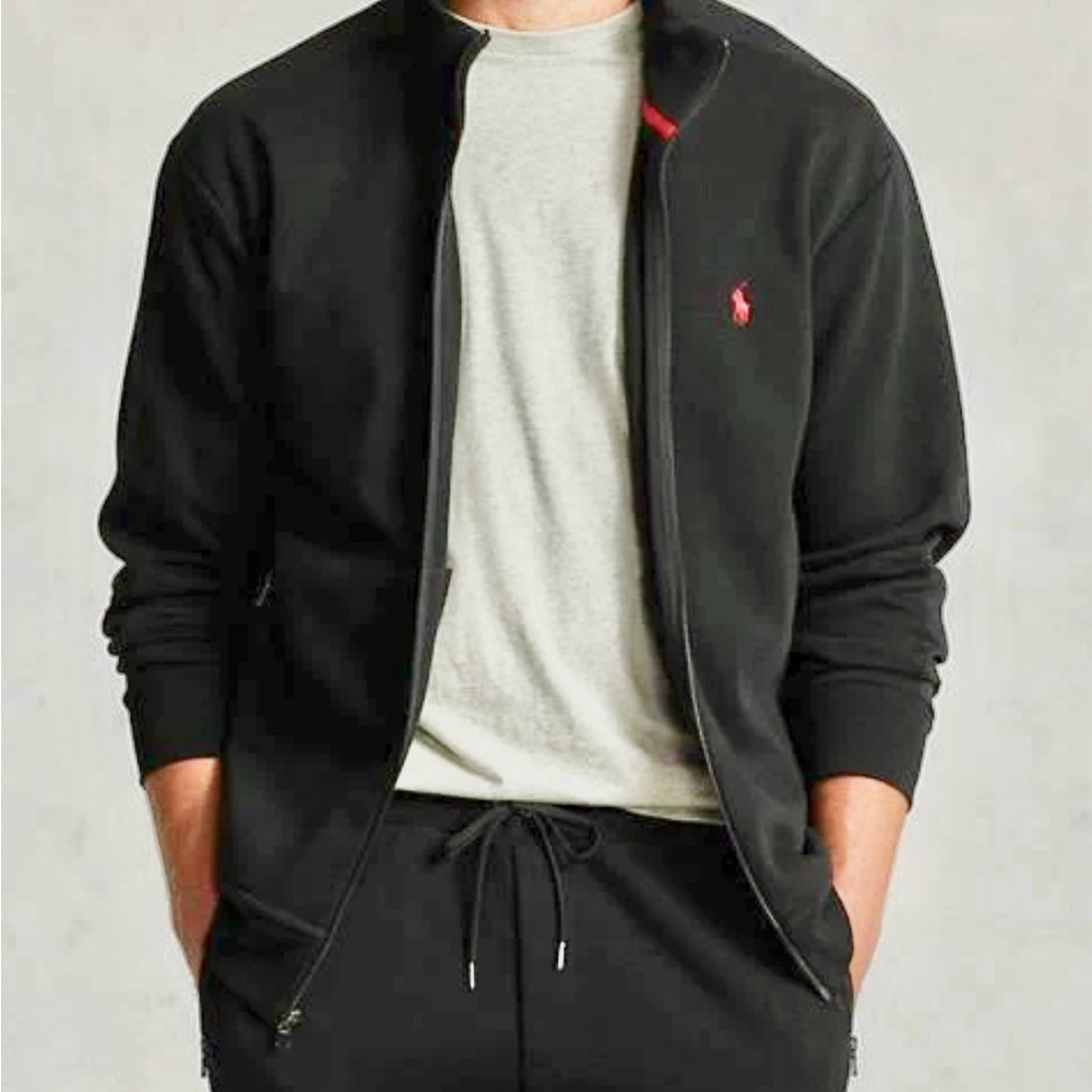 Vintage Polo by Ralph Lauren Black Men's Sweater